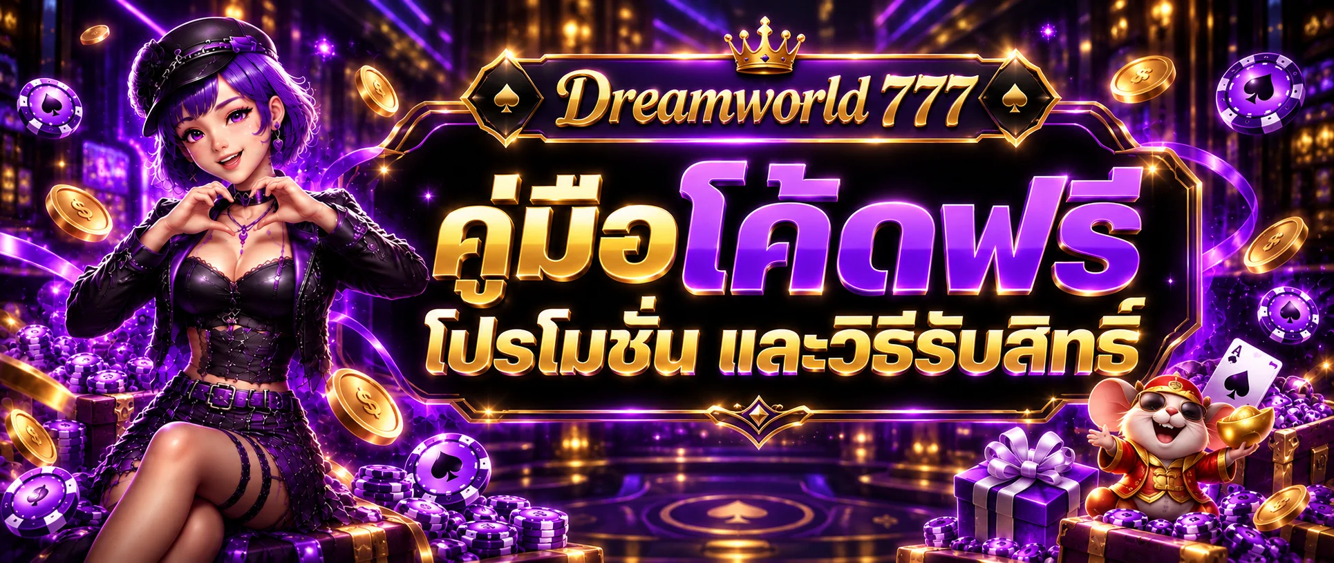 Dreamworld 777 โค้ดฟรี | โปรโมชั่นและวิธีรับสิทธิ์